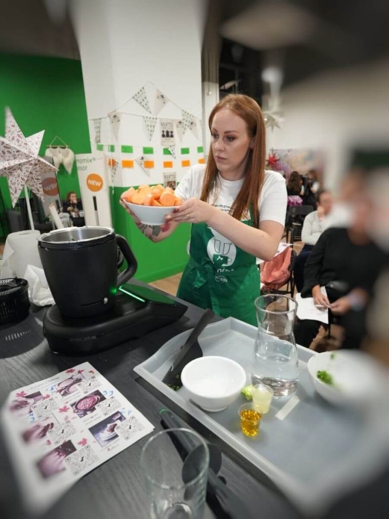 Thermomix Advisor during Cooking Demonstration of Thermomix TM7
